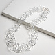 Minori Takagi Necklace - Circle Chain - Clear Glass