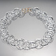 Minori Takagi Necklace - Circle Chain - Clear Glass