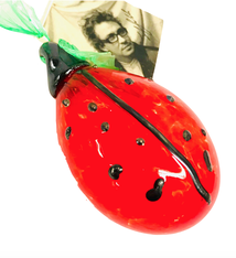Warthog Glassworks - Ted Jolda Ornament - Ladybug