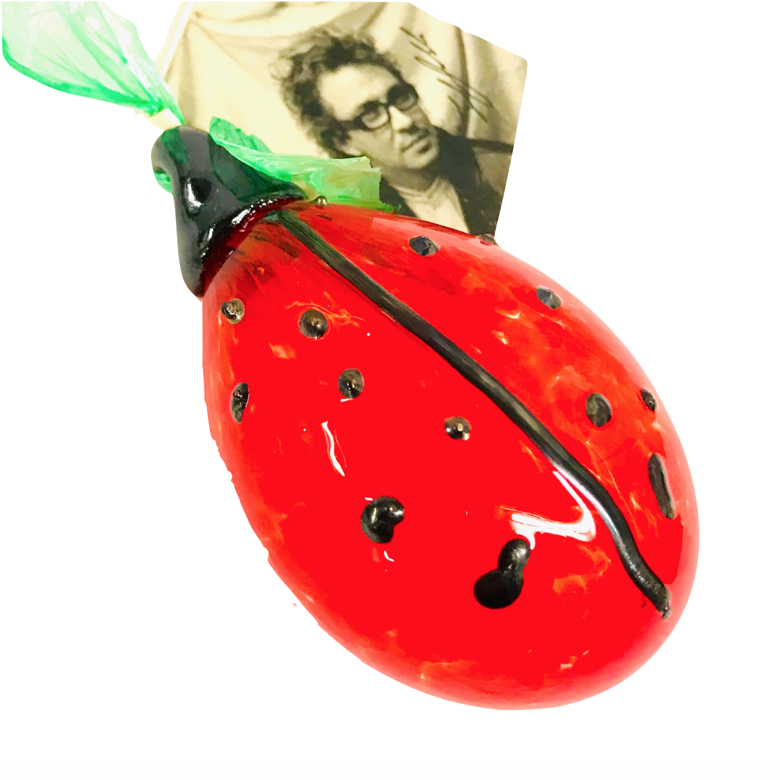 Warthog Glassworks - Ted Jolda Ornament - Ladybug