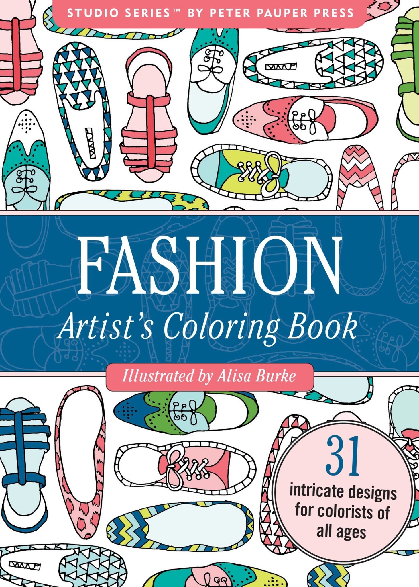 Fashion - Artist's Coloring Book