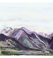 Heather Johnston Art Block -  Lavender Light Rockies