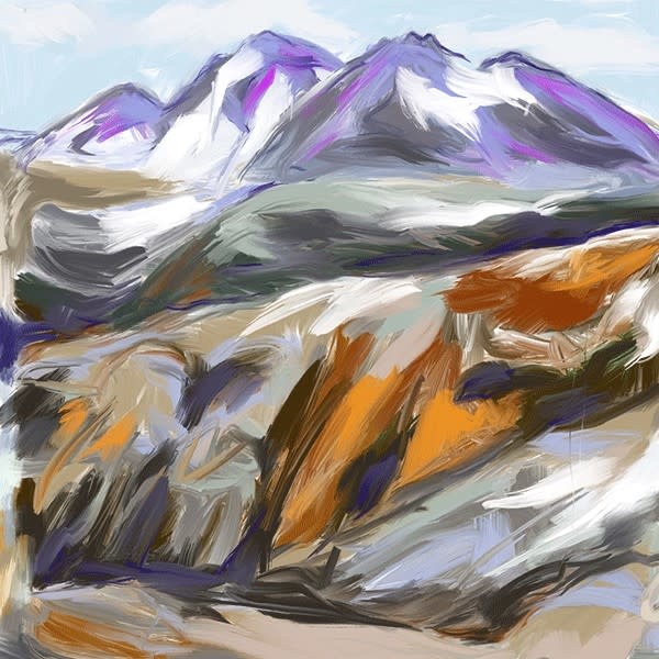 Heather Johnston Art Block -  Burnt Stew Whistler