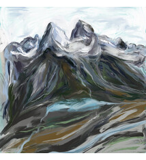 Heather Johnston Art Block -  Mountain Watershed Whistler