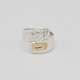 Walter Davidson Ring - Eye Catcher Wrap, S/S, 14K