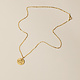 Pamela Card Necklace - Elephant Gallant - 24K Gold Plated