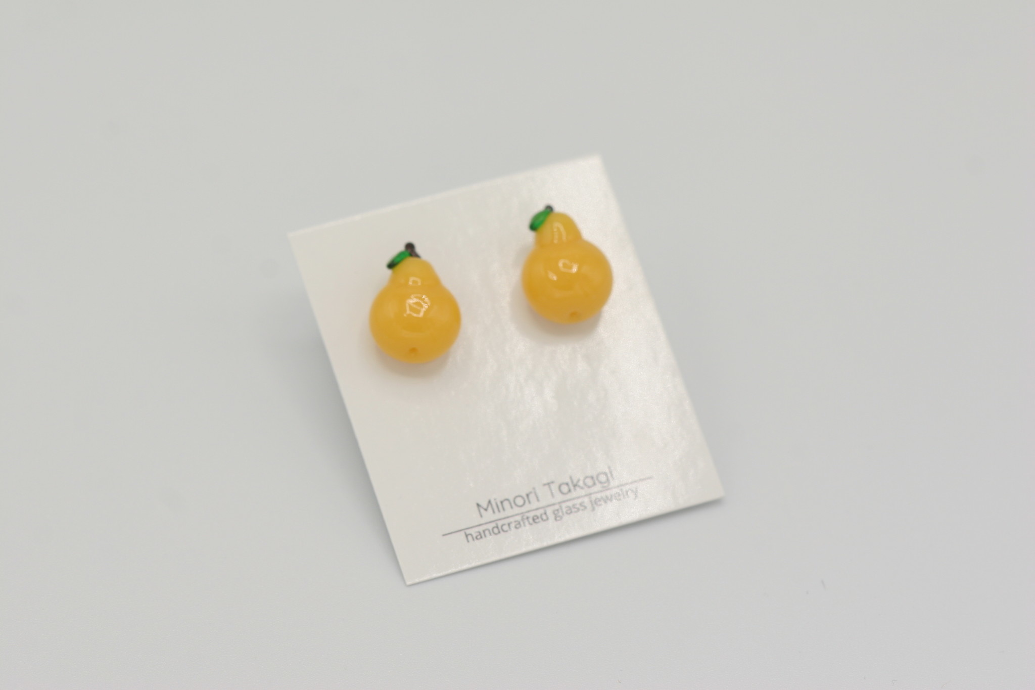 Minori Takagi Earrings Fruit - Pear