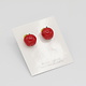 Minori Takagi Earrings - Red Apple