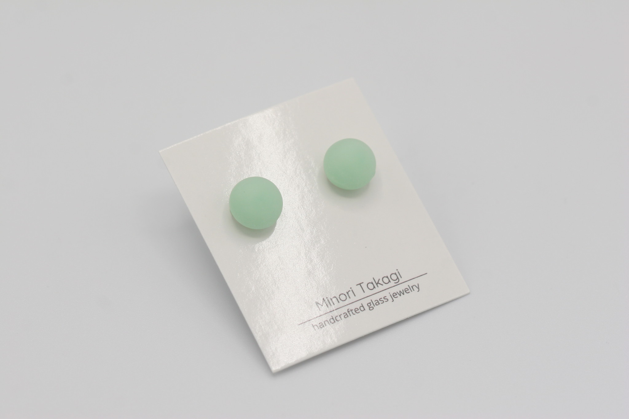 Minori Takagi Earrings - Glass Dot Studs