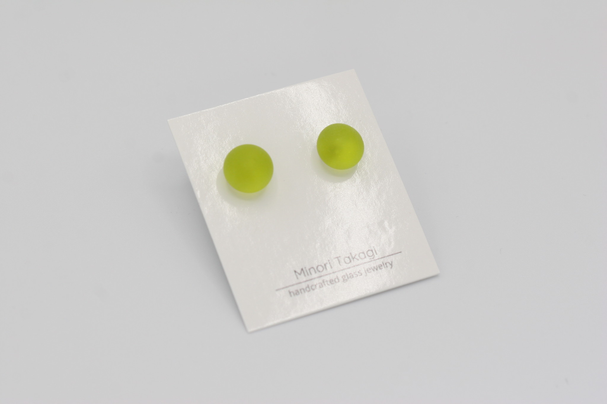 Minori Takagi Earrings - Glass Dot Studs