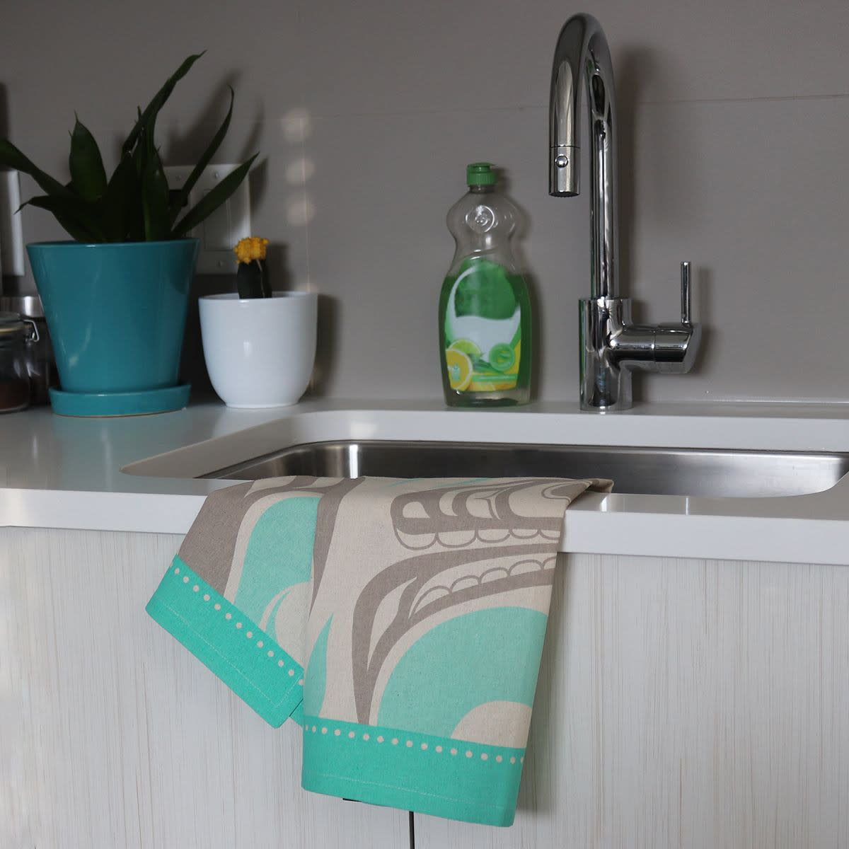 Tea Towel - Printed Killer Whale