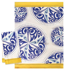 Tea Towel - Printed Hummingbird