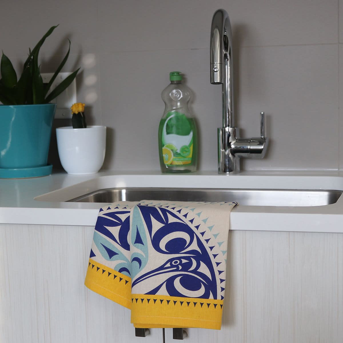Tea Towel - Printed Hummingbird