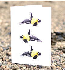 Natasha van Netten Art Card - Water Safety - Orca