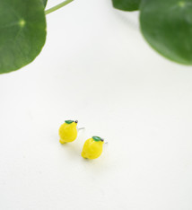 Minori Takagi Earrings Fruit - Lemon