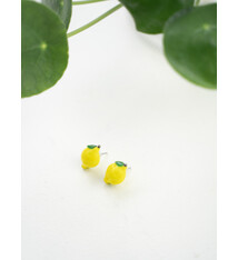 Minori Takagi Earrings Fruit - Lemon