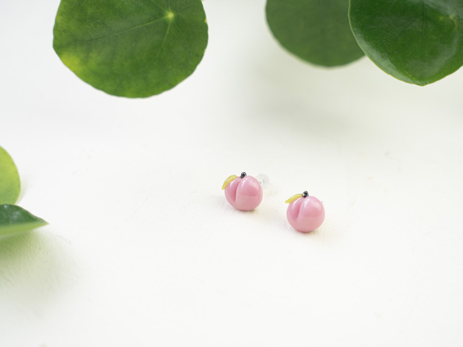 Minori Takagi Earrings Fruit - Peach