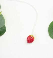 Minori Takagi Necklace Fruit - Strawberry Red