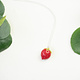 Minori Takagi Necklace Fruit - Strawberry Red