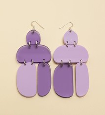 Warren Steven Scott Earrings - Stacked Ovoids