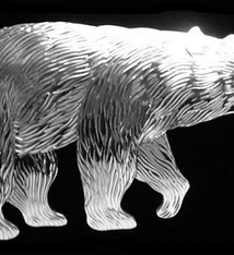 Wren Silverworks - Stuart Duncan - CCBC Brooch - Black Bear