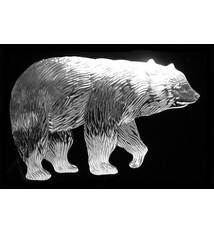 Wren Silverworks - Stuart Duncan - CCBC Brooch - Black Bear