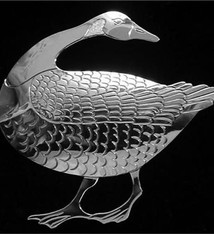 Wren Silverworks - Stuart Duncan - CCBC Brooch - Canada Goose
