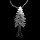 Wren Silverworks - Stuart Duncan - CCBC Necklace - Cedar Tree Pendant & Chain