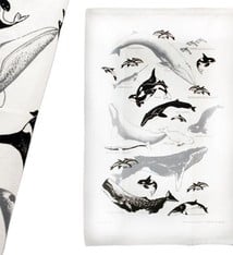 Tea Towel - Whales