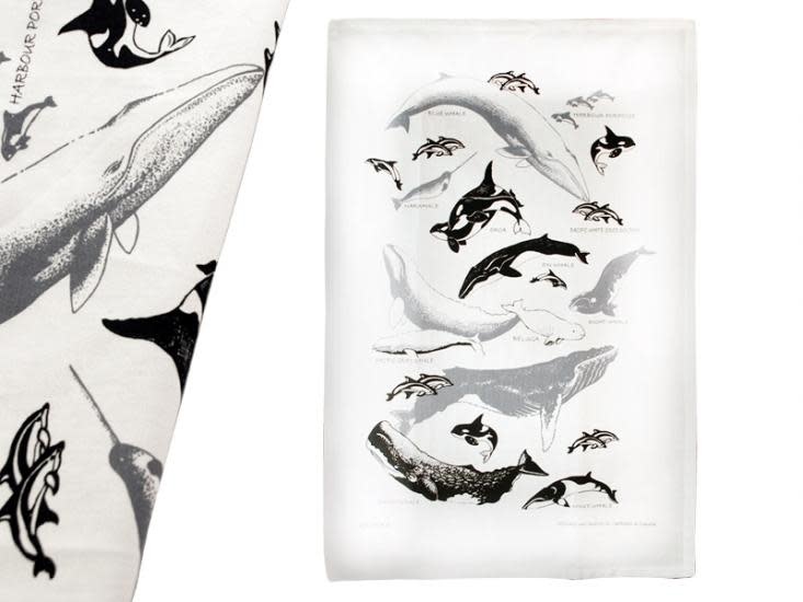 Tea Towel - Whales
