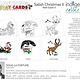 Box Card Colouring Set - Salish Christmas II