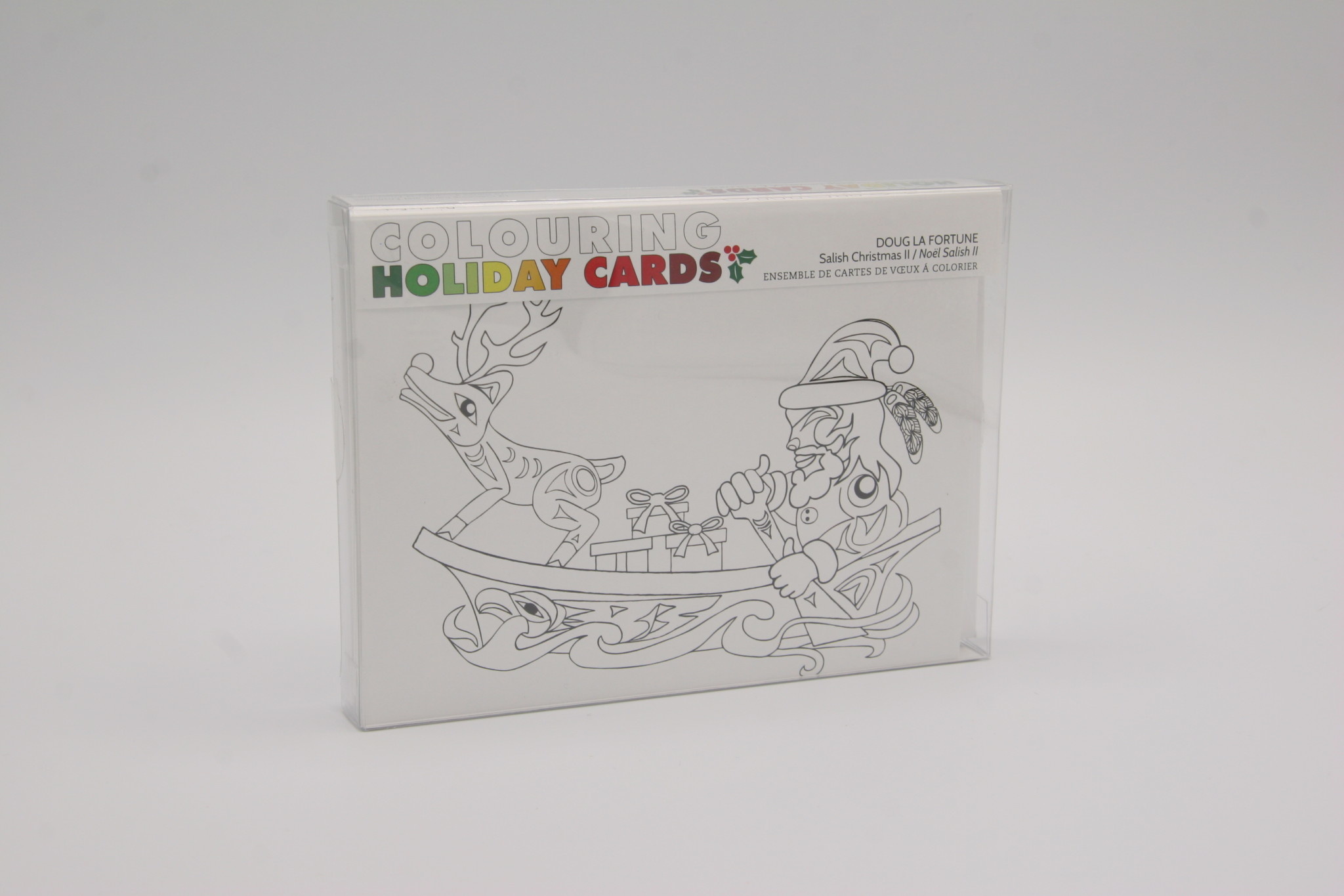 Box Card Colouring Set - Salish Christmas II