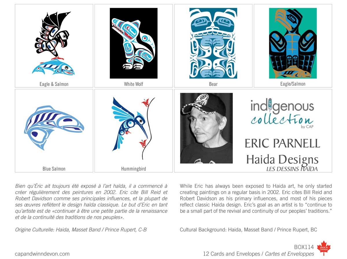 Box Card Set  - Haida Designs Eric Parnell