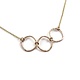 Mikel Grant Jewelry Soft Square Trio Necklace