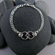 Mikel Grant Jewelry Bracelet - Open Hearts Duo - Sterling Silver