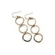 Mikel Grant Jewelry Soft Square Trio Drop Earrings