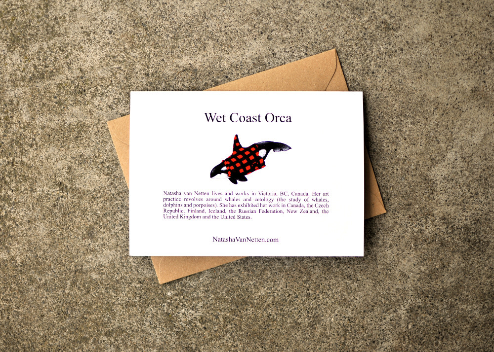 Art Card - Wet Coast Orca