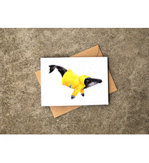 Natasha van Netten Art Card - Wet Coast Humpback