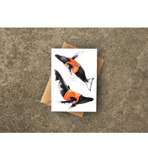Natasha van Netten Art Card - Life Preserver Humpback