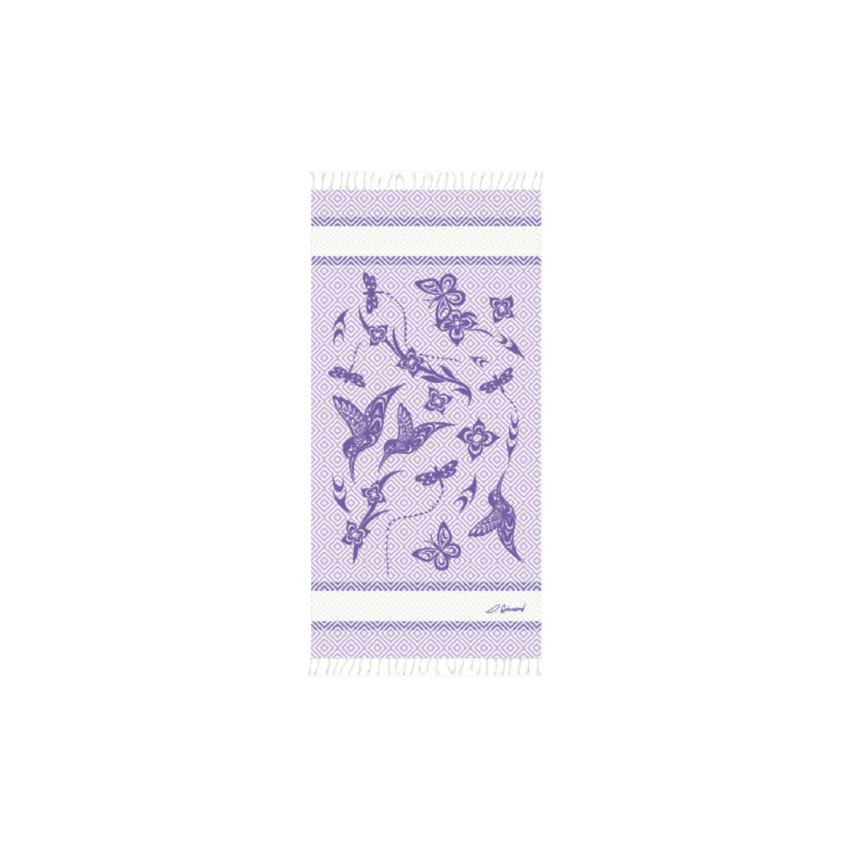 Artisan Cotton Towel - Small - Hummingbird