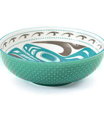 Porcelain Art Serving Bowl - Killer Whale