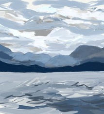 Heather Johnston Art Block - Salish Sea