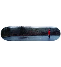 Karin Bubaš "Woman in Orange with Skateboard" Skateboard