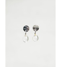Minori Takagi Earrings - Shizuku Drop - Clear