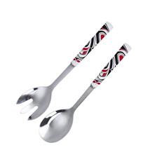 Stainless Steel Salad Server - Transforming Eagle