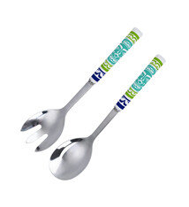 Stainless Steel Salad Server - Moon