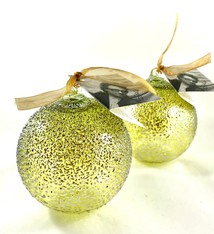 Warthog Glassworks - Ted Jolda Ornament - Corona - Lime