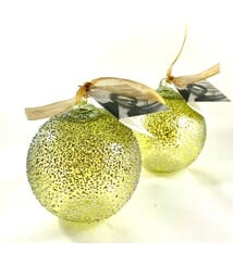 Warthog Glassworks - Ted Jolda Ornament - Corona - Lime