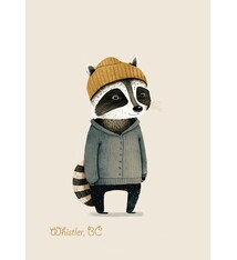 Art Card - Whistler Racoon