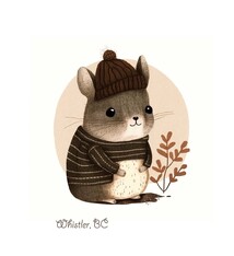 Art Card - Whistler Pika